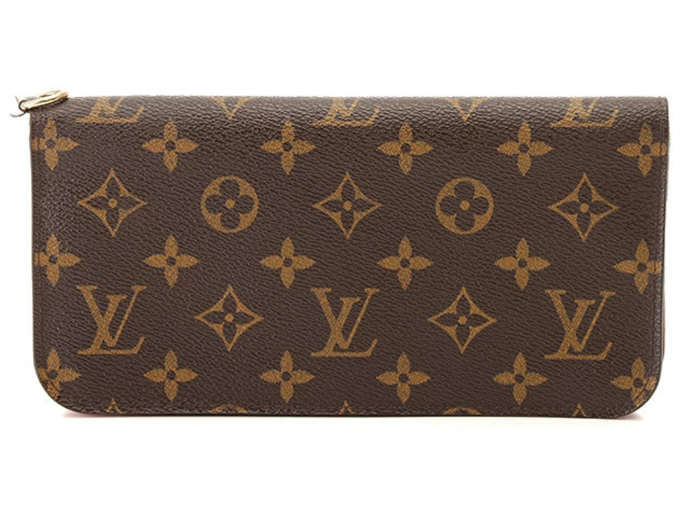 LOUIS VUITTON Portefeuille Insolite Monogram Long Wallet Rouge Red